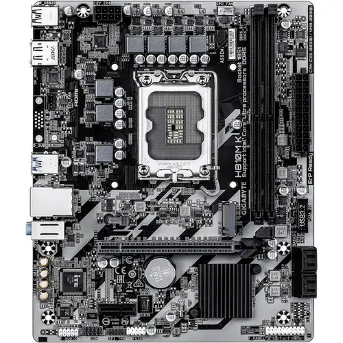 Placa de baza GIGABYTE H810M K, Intel H810, LGA 1851, mATX, DDR5