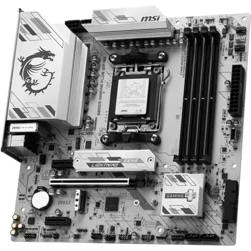 Placa de baza MSI B850M GAMING PLUS WIFI6E, AMD B850, AM5, DDR5, mATX