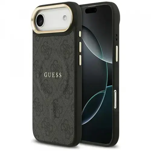 Husa MagSafe pentru Apple iPhone Air, Guess, 4G Classic, Neagra