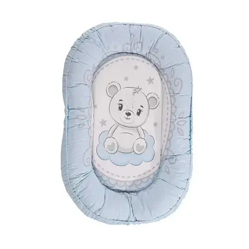 Baby Nest Lorelli, 92 x 58 cm, bumbac ranforce, Albastru