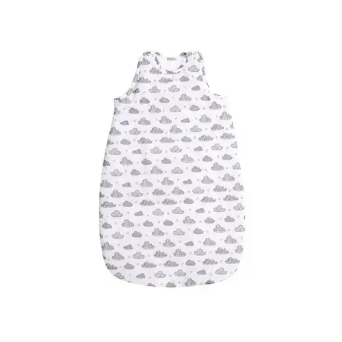 Sac de dormit de iarna Lorelli Clouds, 95 cm, bumbac ranforce, Alb