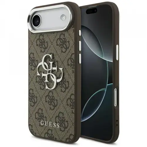 Husa pentru Apple iPhone Air, Guess, Big 4G Logo Classic Logo, Maro
