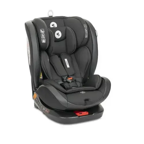 Scaun auto pentru copii Lorelli Ares, i-Size, Isofix, anti rebound bar, rotativ, 40-150 cm, 0 luni-12 ani, Negru