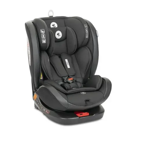 Scaun auto pentru copii Lorelli Ares, i-Size, Isofix, anti rebound bar, rotativ, 40-150 cm, 0 luni-12 ani, Negru