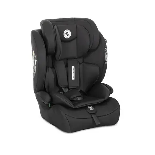 Scaun auto pentru copii Lorelli Adventure, i-Size, R129, 15 Luni-12 Ani, 76-150 cm, tetiera reglabila pe inaltime, sistem de protectie impact lateral, cotiere, calitate premium, Negru