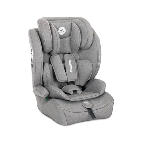 Scaun auto pentru copii Lorelli Adventure, i-Size, R129, 15 Luni-12 Ani, 76-150 cm, tetiera reglabila pe inaltime, sistem de protectie impact lateral, cotiere, calitate premium, Gri