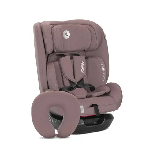 Scaun auto pentru copii Lorelli Voyager, i-Size, inclusa pernuta de calatorie, 0 luni-12 ani, 40-150 cm, Roz