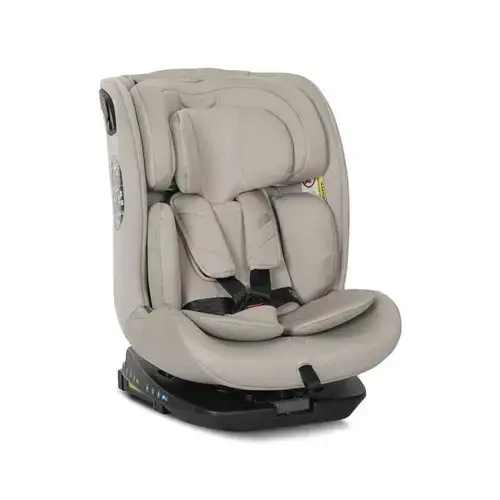 Scaun auto pentru copii Lorelli Rodeo, i-Size, Isofix, rotativ, 0 luni-12 ani, 40-150 cm, Bej