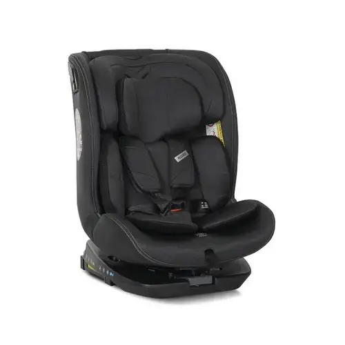 Scaun auto pentru copii Lorelli Rodeo, i-Size, Isofix, rotativ, 0 luni-12 ani, 40-150 cm, Negru