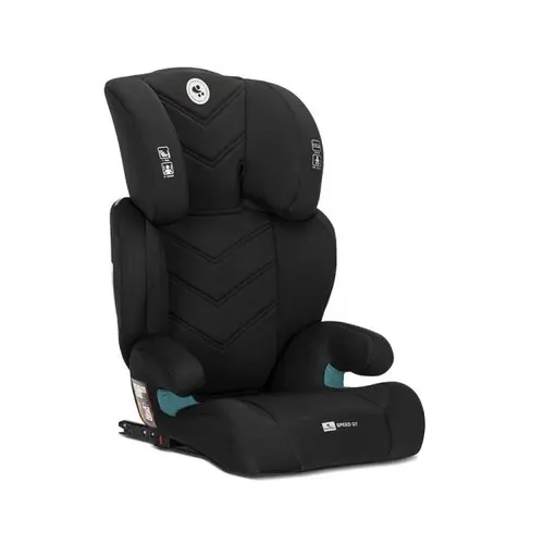 Scaun auto pentru copii Lorelli Speed GT, i-Size, Isofix, poate fi folosit ca inaltator auto, 3-12 Ani, 100-150 cm, Negru