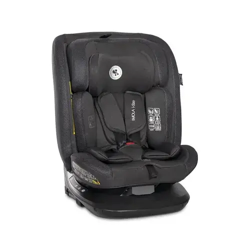 Scaun auto pentru copii Lorelli Imola, i-Size, Isofix, rotativ, 0 luni-12 ani, 40-150 cm, Negru