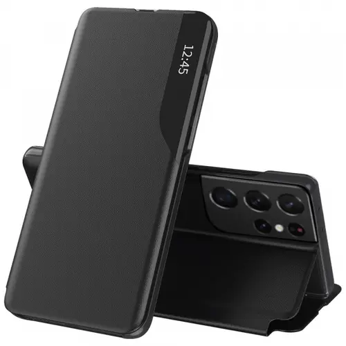 Husa pentru Samsung Galaxy S21 Ultra 5G G998, Techsuit, eFold, Neagra