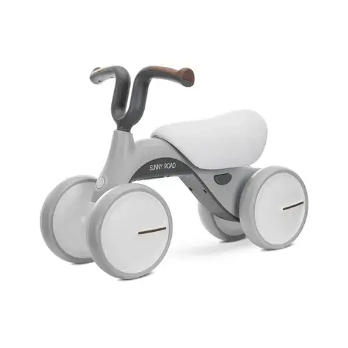 Bicicleta de echilibru Lorelli Sunny Road, 12-36 luni, scaun reglabil, lumini si muzica, Gri