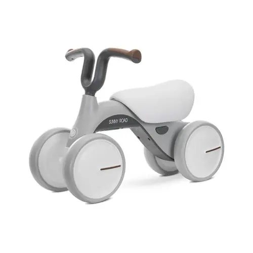 Bicicleta de echilibru Lorelli Sunny Road, 12-36 luni, scaun reglabil, lumini si muzica, Gri