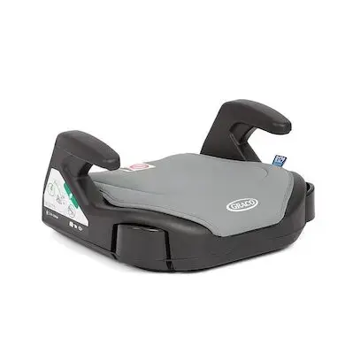 Inaltator auto Graco Basic i-Size Opal Sky, 7-12 ani, husa detasabila, certificat R129, Gri