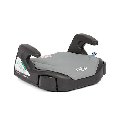 Inaltator auto Graco Basic i-Size Opal Sky, 7-12 ani, husa detasabila, certificat R129, Gri