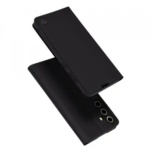 Husa pentru Samsung Galaxy S24 FE S721, Techsuit, Magskin Book, Neagra