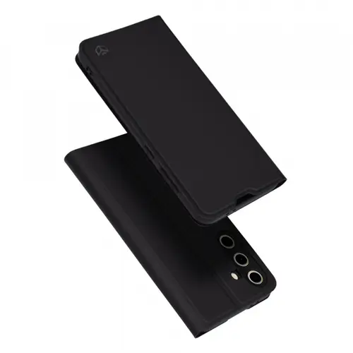 Husa pentru Samsung Galaxy S24 FE S721, Techsuit, Magskin Book, Neagra
