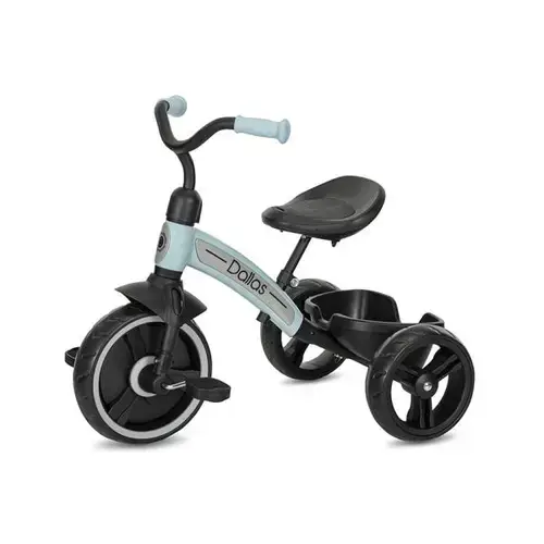 Tricicleta pentru copii Lorelli Dallas, sezut reglabil in inaltime, potrivit 2-6 Ani, Albastru