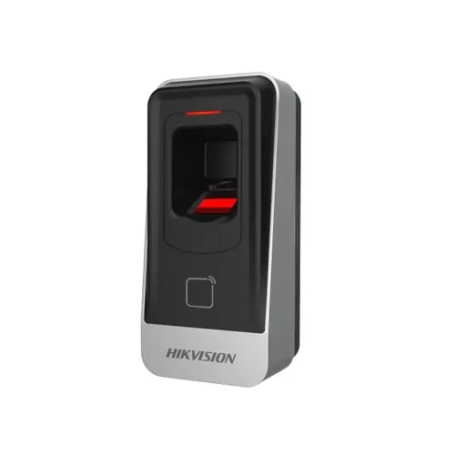Cititor biometric si card MIFARE Hikvision DS-K1201AMF