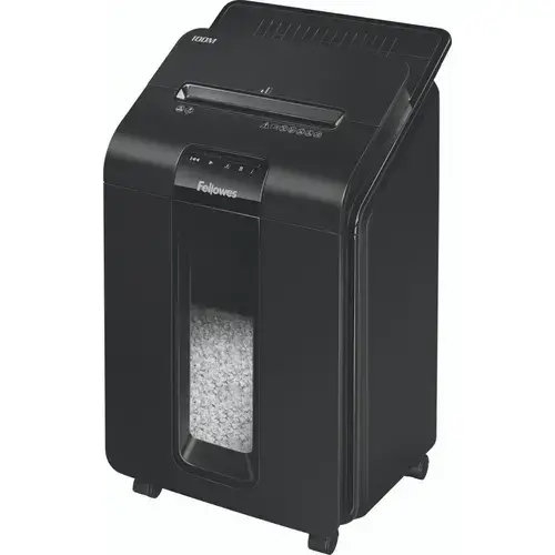 Distrugator documente Fellowes Automax 100M, 100 coli, mini cut, cos 23l