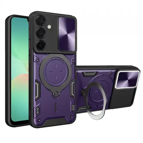 Husa pentru Samsung Galaxy A26 A266, Techsuit, CamGuard Pro, Mov