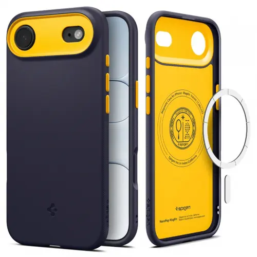 Husa MagSafe pentru Apple iPhone Air, Spigen, Caseology Nano Pop, Mov