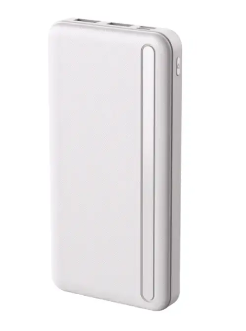 Baterie Externa Setty PB1-101, 10000mAh, 10W, 2 x USB-A, Alba