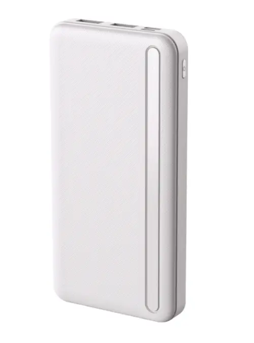 Baterie Externa Setty PB1-101, 10000mAh, 10W, 2 x USB-A, Alba