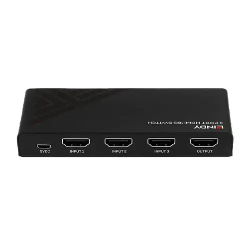 Switch Lindy 3 Port HDMI 18G