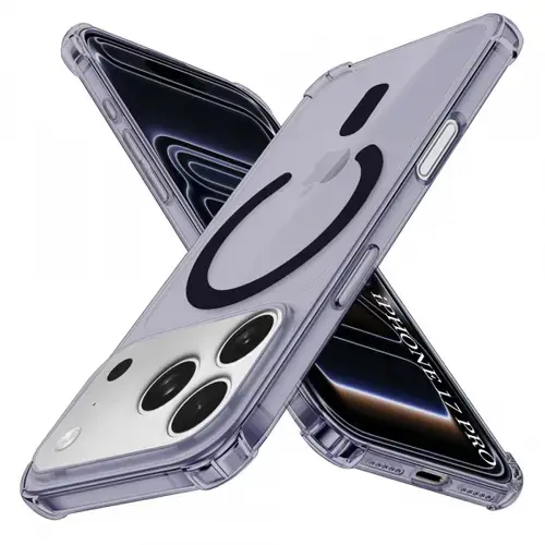 Husa MagSafe pentru Apple iPhone 17 Pro, Techsuit, Shockproof, Neagra
