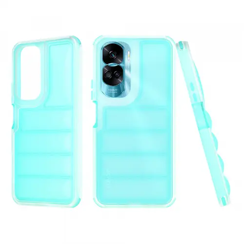 Husa pentru Honor 90 Lite, Techsuit, Wave Shield, Turcoaz