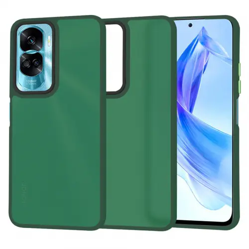 Husa pentru Honor 90 Lite, Techsuit, HaloFrost, Verde