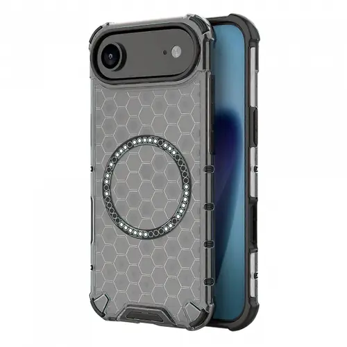 Husa MagSafe pentru Apple iPhone Air, Techsuit, HoneyComb Shield, Neagra