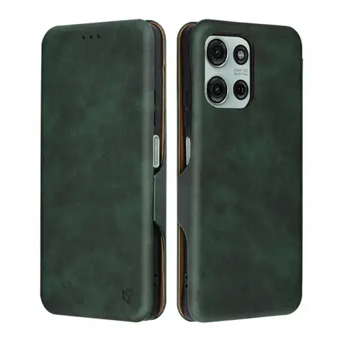 Husa pentru Motorola Moto G75, Techsuit, Safe Wallet Plus, Verde