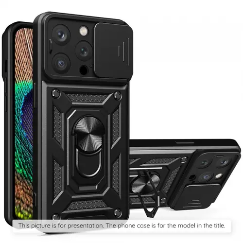 Husa pentru Oppo A5 4G, Techsuit, CamShield, Neagra