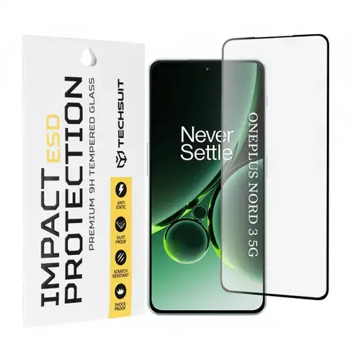Folie de protectie Ecran Techsuit pentru OnePlus Nord 3, Sticla Securizata, Full Glue
