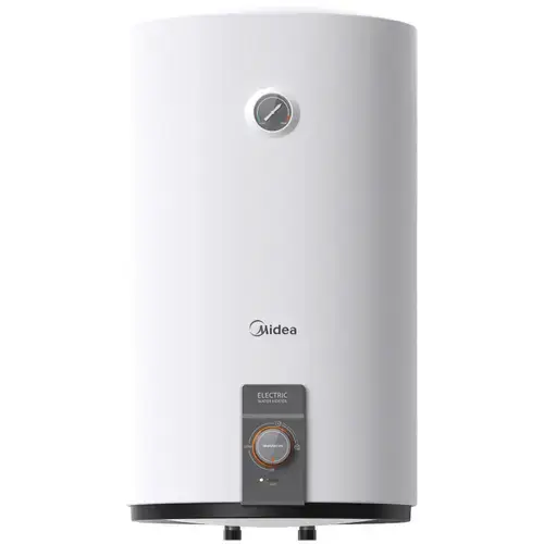 Boiler electric Midea D50-20EFN1 Seria Salute, model cilindric, volum 50L, control electronic, Supapa de siguranta de reducere a presiunii, protectie supraincalzire, Wifi
