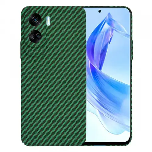 Husa pentru Honor 90 Lite, Techsuit, Carbonite FiberShell, Verde