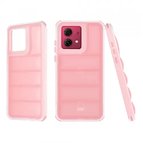 Husa pentru Motorola Moto G84, Techsuit, Wave Shield, Roz
