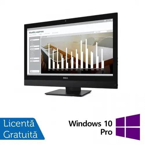 All In One Refurbished DELL 7440, 23 Inch Full HD, Intel Core i5-6500 3.20GHz, 8GB DDR4, 240GB SSD + Windwos 10 Pro
