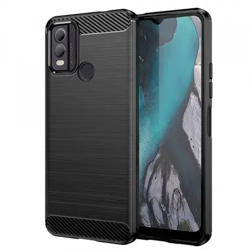 Husa pentru Nokia C22, Techsuit, Carbon, Neagra