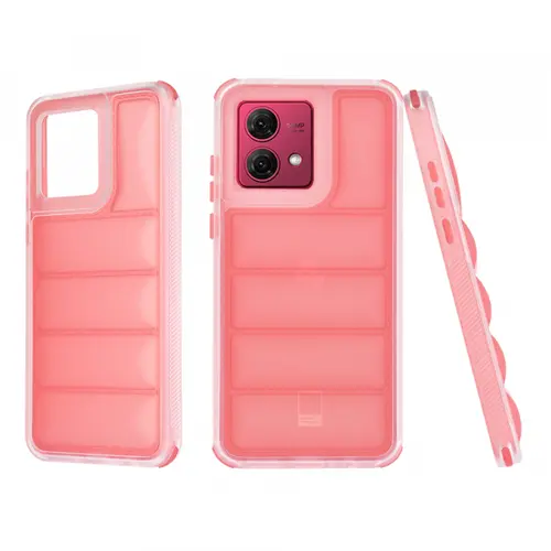 Husa pentru Motorola Moto G84, Techsuit, Wave Shield, Rosie