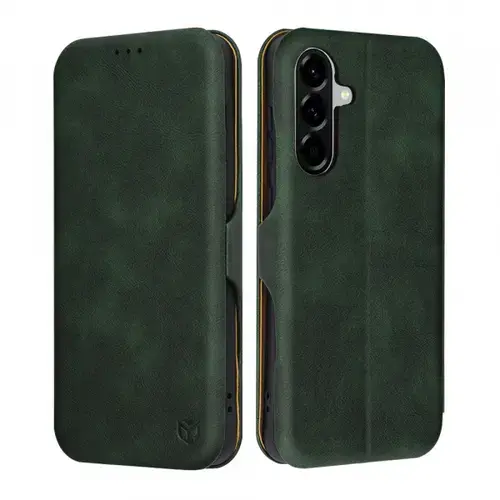 Husa pentru Samsung Galaxy A56 A566, Techsuit, Safe Wallet Plus, Verde