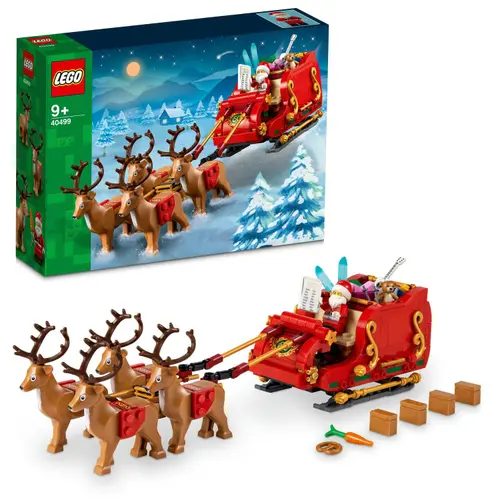 LEGO® Icons Creator Expert - Sania lui Mos Craciun 40499, 343 piese