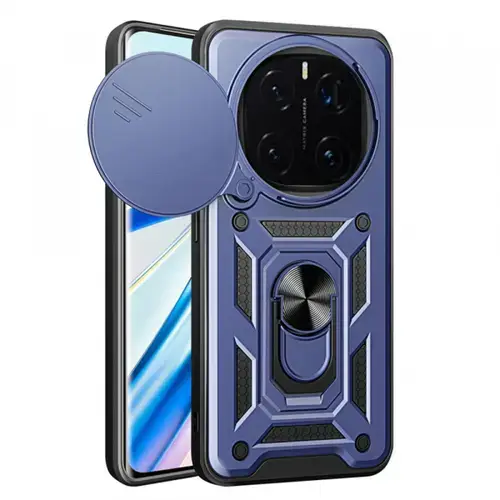 Husa pentru Honor Magic7 Pro, Techsuit, CamShield, Albastra