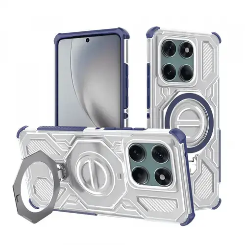 Husa pentru Motorola Edge 60 Pro, Techsuit, Carbon Shield Pro, Albastra