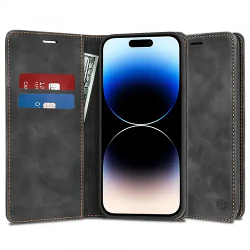 Husa pentru Apple iPhone 14 Pro, Techsuit, Confy, Neagra