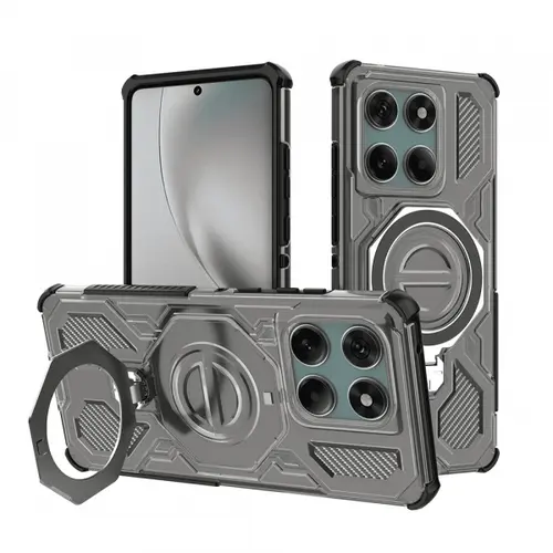Husa pentru Motorola Edge 60 Pro, Techsuit, Carbon Shield Pro, Neagra Deschisa