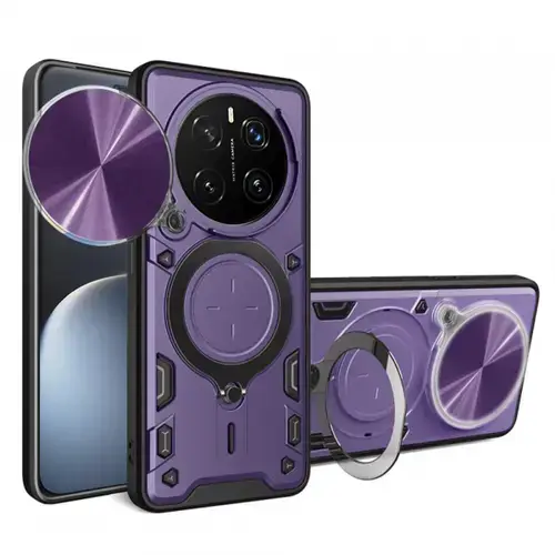 Husa pentru Honor Magic7 Pro, Techsuit, CamGuard Pro, Mov